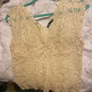 ZARA lace tank top